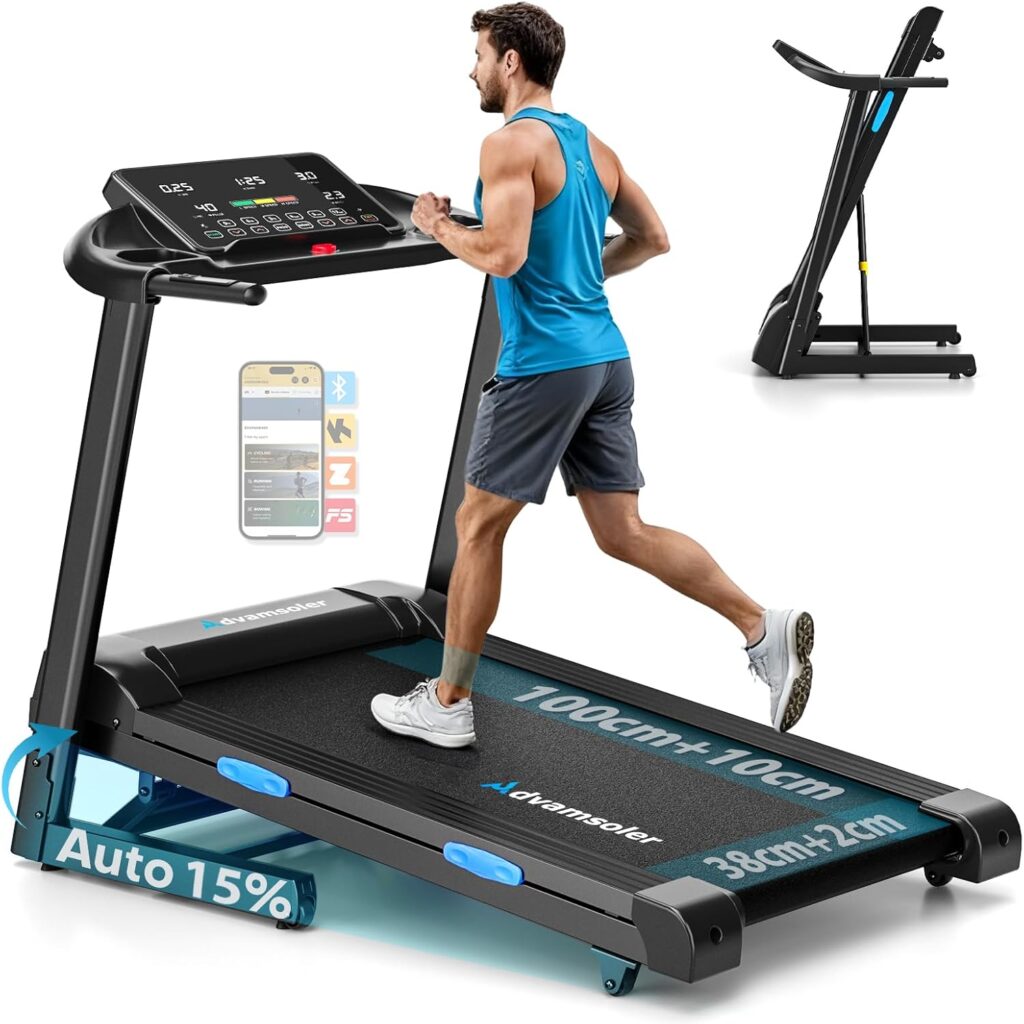 Laufband Für Zuhause mit Automatischer Neigung 15%