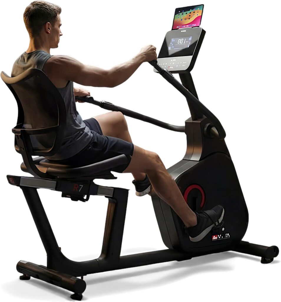AsVIVA R7 2in1 Liegeergometer, Ganzkörper Heimtrainer, Magnetbremse