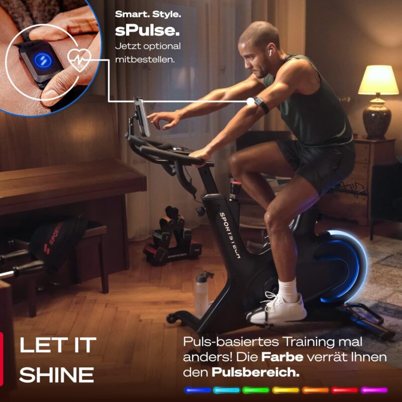 Sportstech, Speedbike Indoor Cycling Bike + Sportstech Live App sBike Lite