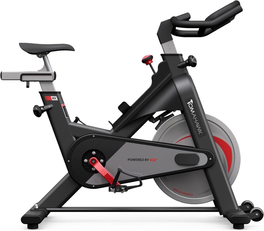 Tomahawk Erwachsene Indoor Bike IC2, Schwarz Matt, IC-TKIC2B-01