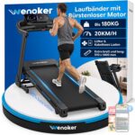 Wenoker Hochbelastbar Laufband klappbar Bürstenloser Motor 4,0-PS