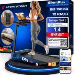 Sportstech, Laufband für Zuhause klappbar, bis 12 km/h, 9% Steigung