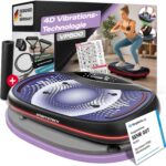 Sportstech, 4D Vibrationsplatte + inkl. Sitz & Liegestützgriffen VP500