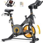 Toputure Neu'26 Heimtrainer Fahrrad mit Elektr. LED-Touchmonitor & 3-App